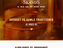 Tablet Screenshot of bryggeriet-skands.dk